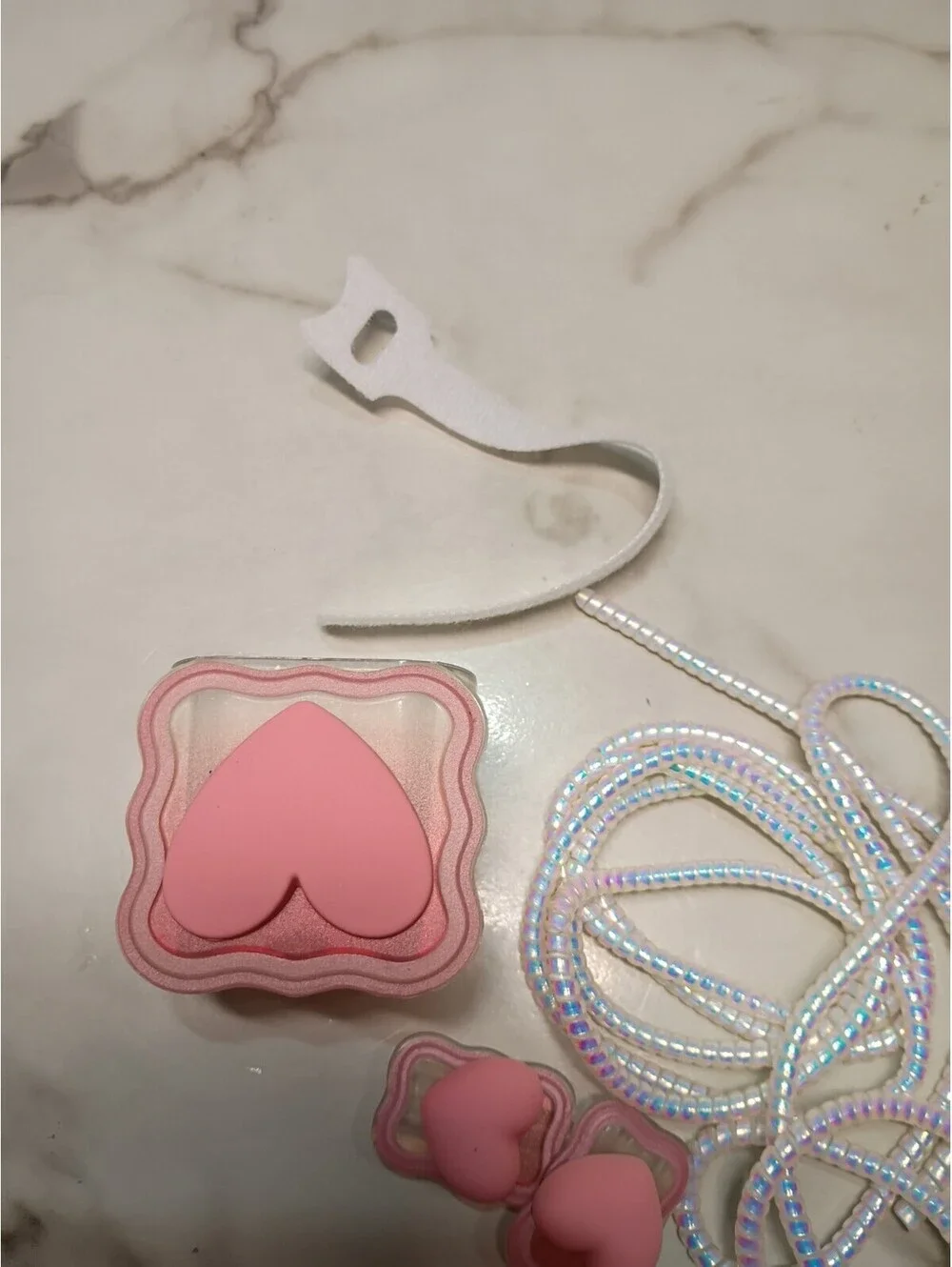 Heart Pattern For Cube and Cable Protector for iPhone 20W USBC to USBC